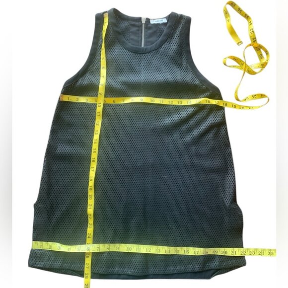 Sleeveless Mesh Lambskin Leather Top by Helmut Lang - Picture 8 of 8